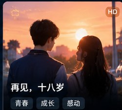 高三爱情故事短剧在线观看《再见十八岁》青春成长短剧海报